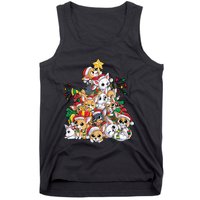 Chihuahua Christmas Tree Santa Dog Lover Xmas Gift Women Long Sleeve Tank Top