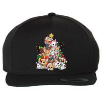 Chihuahua Christmas Tree Santa Dog Lover Xmas Gift Women Long Sleeve Wool Snapback Cap