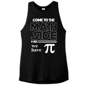 Cool Come To The Math Side We Have Pi Ladies PosiCharge Tri-Blend Wicking Tank