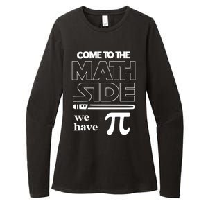 Cool Come To The Math Side We Have Pi Womens CVC Long Sleeve Shirt