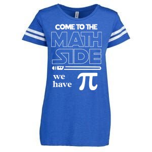 Cool Come To The Math Side We Have Pi Enza Ladies Jersey Football T-Shirt