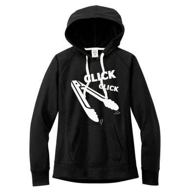 Click Click Tongs BBQ Barbecue Funny Women's Fleece Hoodie