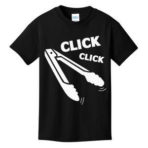 Click Click Tongs BBQ Barbecue Funny Kids T-Shirt