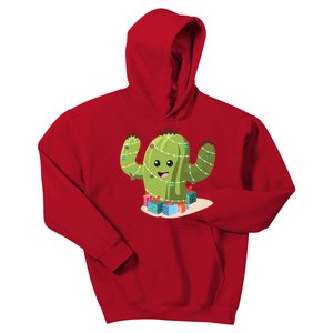 Cactus Christmas Tree Kids Hoodie