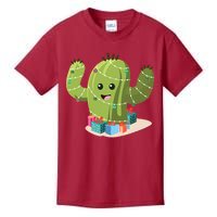 Cactus Christmas Tree Kids T-Shirt