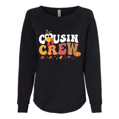 Cousin Crew Thanksgiving Family Matching Turkey Day Fall Great Gift Womens California Wash Sweatshirt