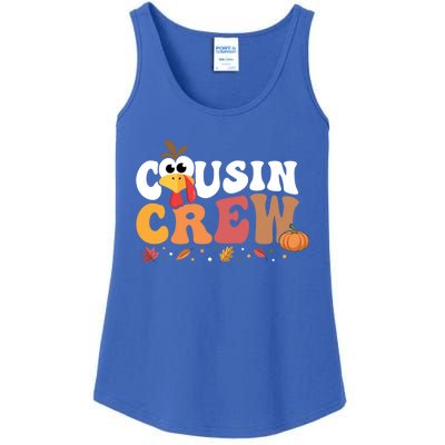 Cousin Crew Thanksgiving Family Matching Turkey Day Fall Great Gift Ladies Essential Tank