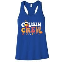 Cousin Crew Thanksgiving Family Matching Turkey Day Fall Great Gift Women's Racerback Tank