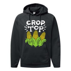 Corn Crop Top Performance Fleece Hoodie