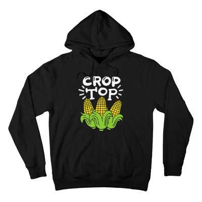 Corn Crop Top Hoodie