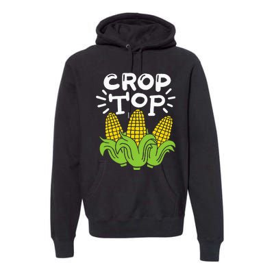 Corn Crop Top Premium Hoodie