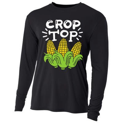 Corn Crop Top Cooling Performance Long Sleeve Crew