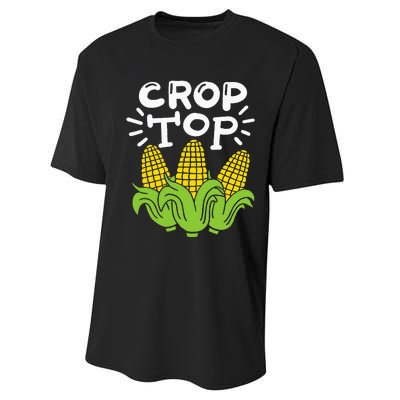 Corn Crop Top Performance Sprint T-Shirt