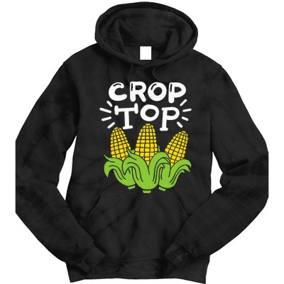 Corn Crop Top Tie Dye Hoodie