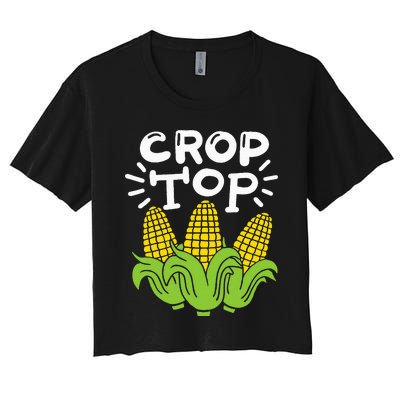 Corn Crop Top Women's Crop Top Tee