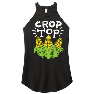 Corn Crop Top Women’s Perfect Tri Rocker Tank