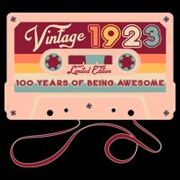 Cute Cassette Tape Limited Edition Vintage 1923 100 Years Of Being Awesome Impact Tech Backpack