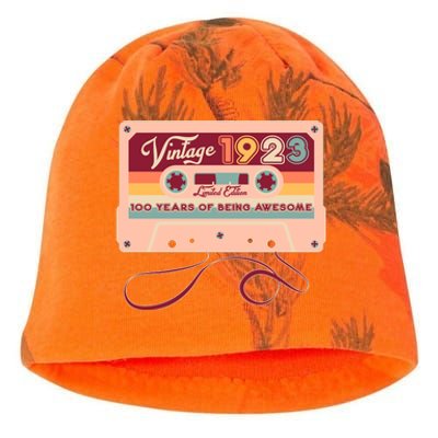 Cute Cassette Tape Limited Edition Vintage 1923 100 Years Of Being Awesome Kati - Camo Knit Beanie