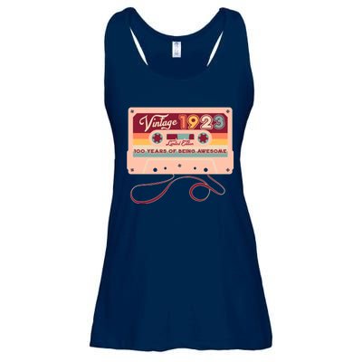 Cute Cassette Tape Limited Edition Vintage 1923 100 Years Of Being Awesome Ladies Essential Flowy Tank