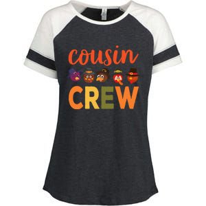 Cousin Crew Thanksgiving Great Gift Cool Gift Enza Ladies Jersey Colorblock Tee