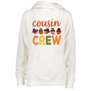 Cousin Crew Thanksgiving Great Gift Cool Gift Womens Funnel Neck Pullover Hood