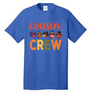 Cousin Crew Thanksgiving Great Gift Cool Gift Tall T-Shirt