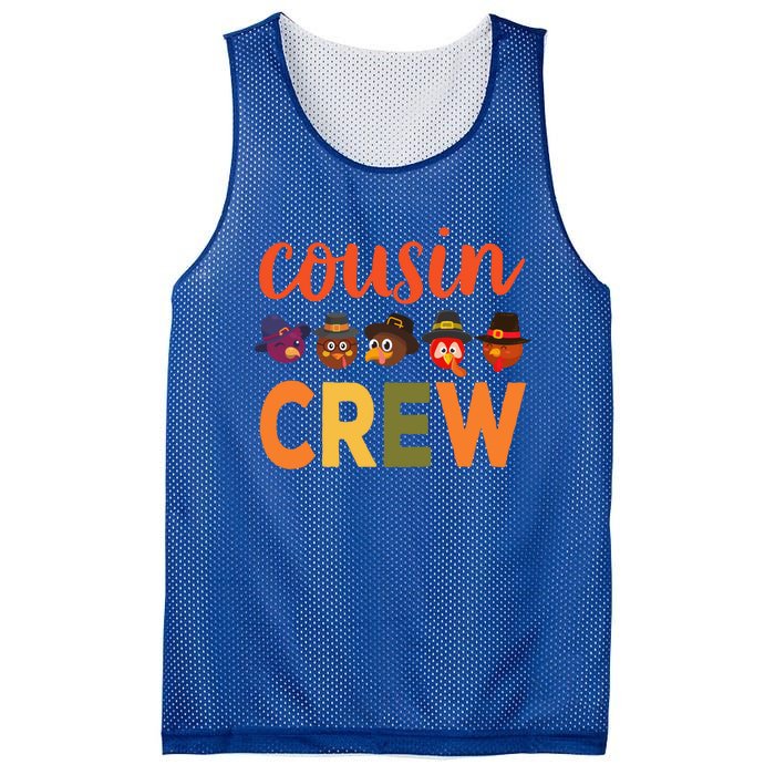 Cousin Crew Thanksgiving Great Gift Cool Gift Mesh Reversible Basketball Jersey Tank