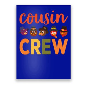 Cousin Crew Thanksgiving Great Gift Cool Gift Poster