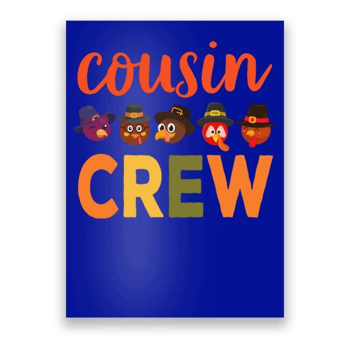 Cousin Crew Thanksgiving Great Gift Cool Gift Poster