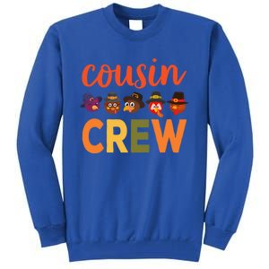 Cousin Crew Thanksgiving Great Gift Cool Gift Tall Sweatshirt