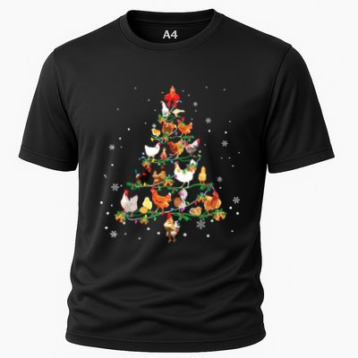 Chicken Christmas Tree Ornament Decor Xmas Performance Shirt