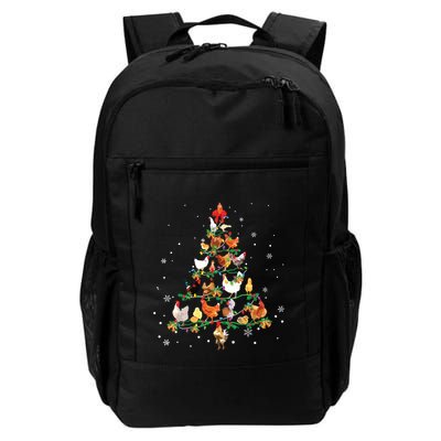Chicken Christmas Tree Ornament Decor Xmas Backpack