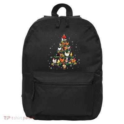 Chicken Christmas Tree Ornament Decor Xmas 16 in Basic Backpack