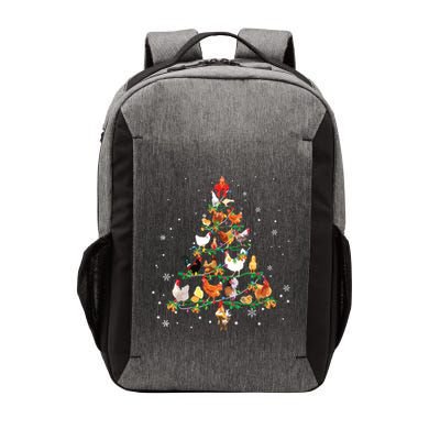 Chicken Christmas Tree Ornament Decor Xmas Vector Backpack
