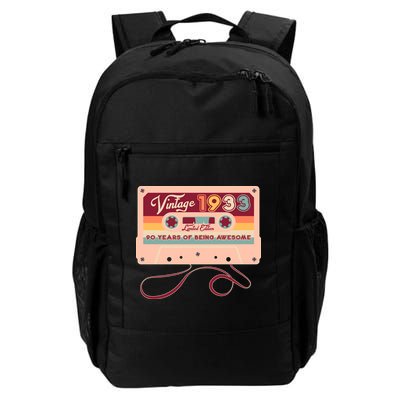 Cute Cassette Tape Limited Edition Vintage 1933 90 Years Of Being Awesome Backpack