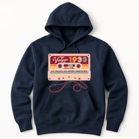 Cute Cassette Tape Limited Edition Vintage 1933 90 Years Of Being Awesome Hoodie