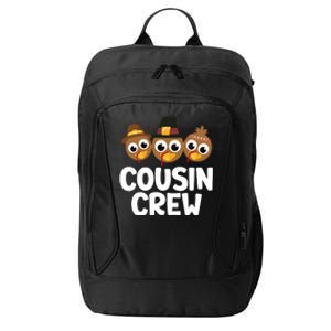 Cousin Crew Turkey Matching Family Thanksgiving Pjs Pajamas Gift City Backpack