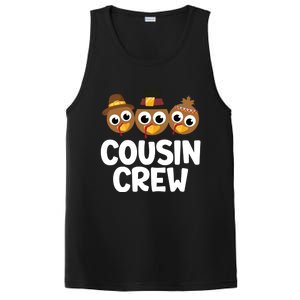 Cousin Crew Turkey Matching Family Thanksgiving Pjs Pajamas Gift PosiCharge Competitor Tank