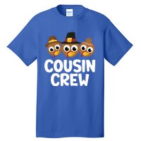 Cousin Crew Turkey Matching Family Thanksgiving Pjs Pajamas Gift Tall T-Shirt