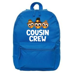 Cousin Crew Turkey Matching Family Thanksgiving Pjs Pajamas Gift 16 in Basic Backpack