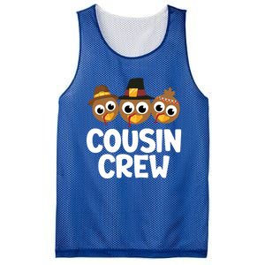 Cousin Crew Turkey Matching Family Thanksgiving Pjs Pajamas Gift Mesh Reversible Basketball Jersey Tank