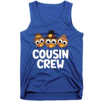 Cousin Crew Turkey Matching Family Thanksgiving Pjs Pajamas Gift Tank Top