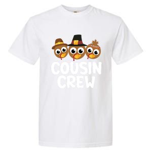 Cousin Crew Turkey Matching Family Thanksgiving Pjs Pajamas Gift Garment-Dyed Heavyweight T-Shirt