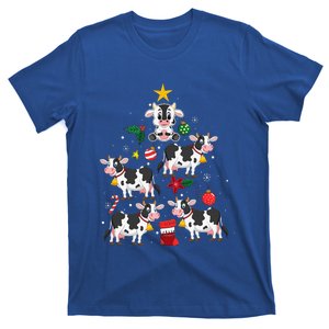 Cow Christmas Tree Ornament Decor Funny Gifts For Dog Lover T-Shirt