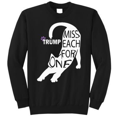 Cat Cute Trump One For Each Sweatshirt