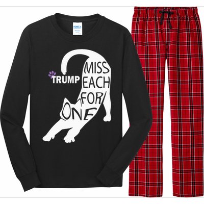 Cat Cute Trump One For Each Long Sleeve Pajama Set