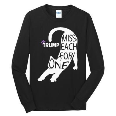 Cat Cute Trump One For Each Tall Long Sleeve T-Shirt