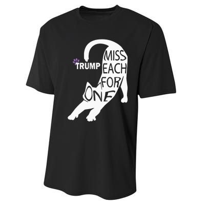 Cat Cute Trump One For Each Performance Sprint T-Shirt