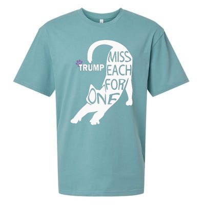 Cat Cute Trump One For Each Sueded Cloud Jersey T-Shirt