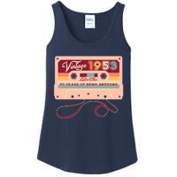 Cute Cassette Tape Limited Edition Vintage 1953 70 Years Of Being Awesome Ladies Essential Tank